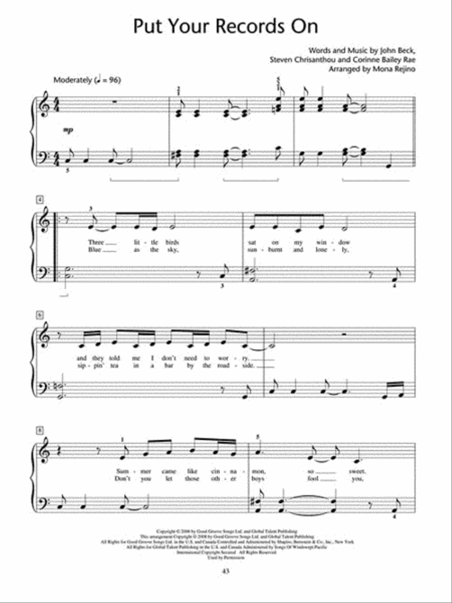 Chart Hits Chart Hits Piano Method scores gallery preview page 4
