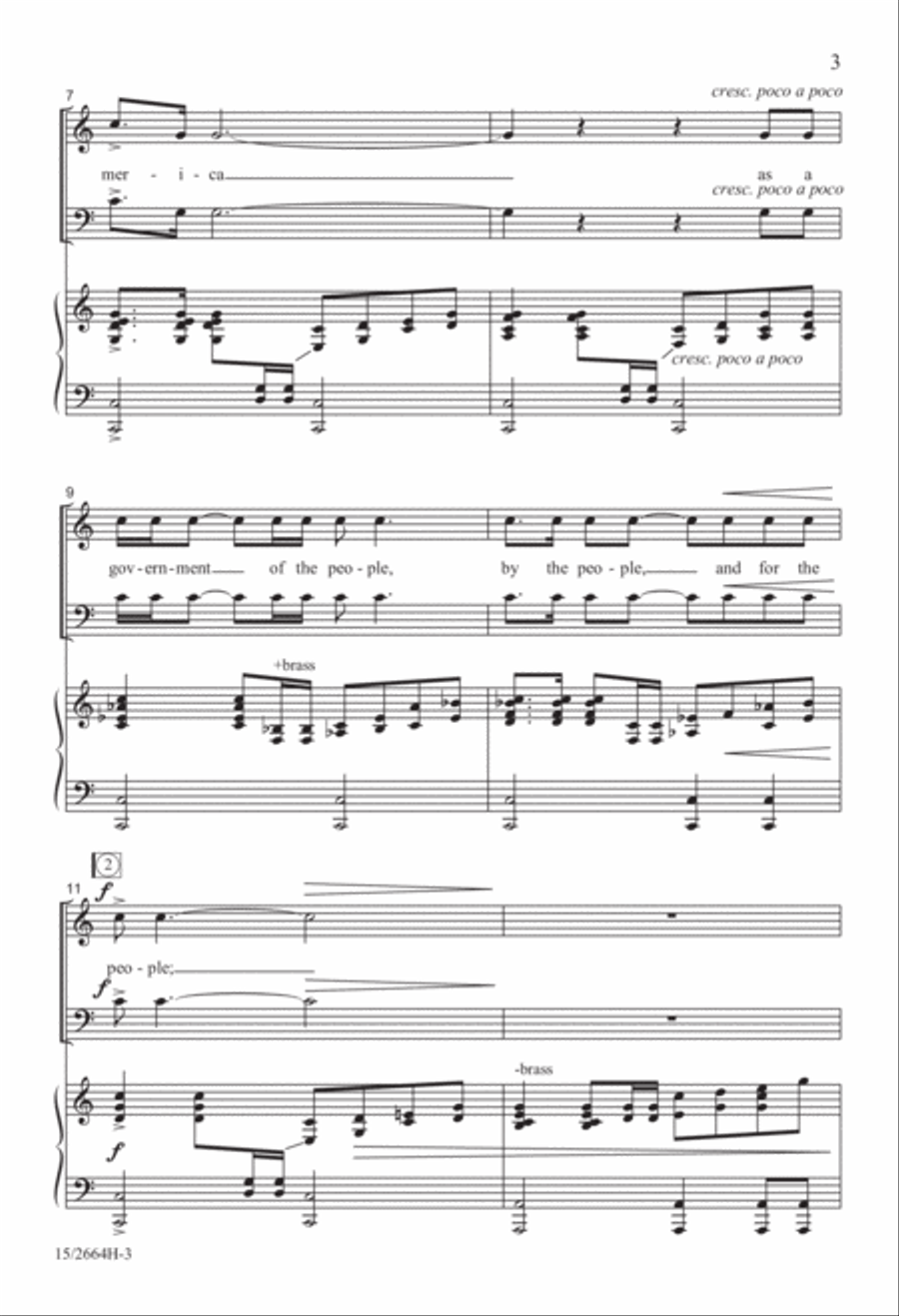 The American Creed 4-Part scores gallery preview page 3