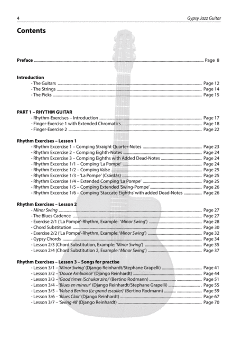 Gypsy Jazz Guitar, Volume 1 Electric Guitar scores gallery preview page 3
