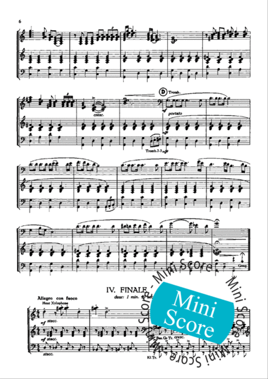 Kleine Suite voor Harmonieorkest Concert Band scores gallery preview page 9