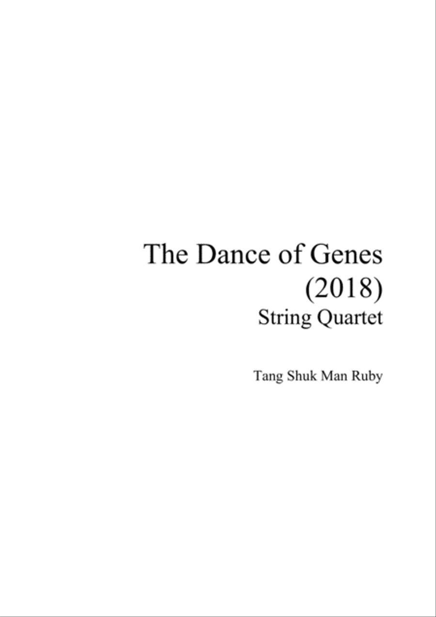 The Dance of Genes Full Score image number null