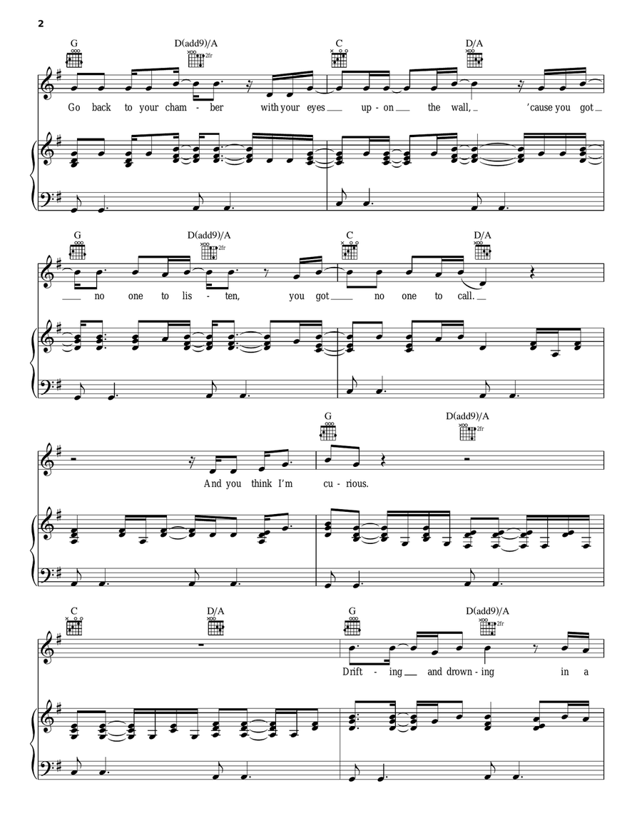 Jane S. Piddy Acoustic Guitar scores gallery preview page 2
