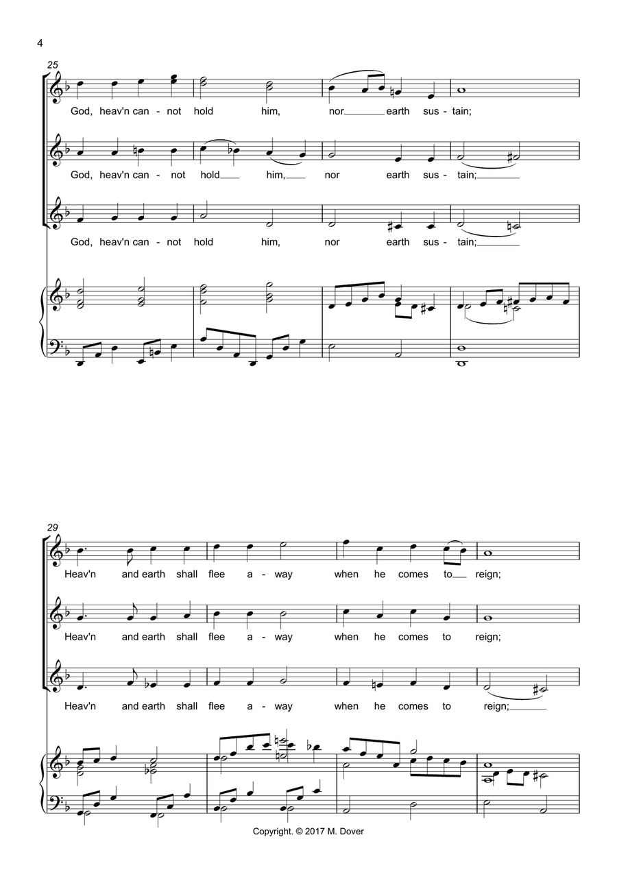In the Bleak Mid-Winter (In the Bleak Midwinter) - SSA (Upper Voices) SSA scores gallery preview page 4