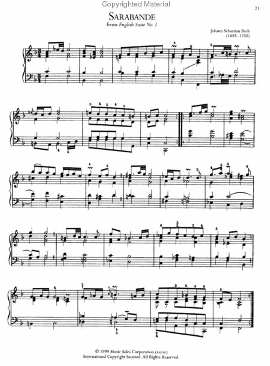 The Piano Bench of Classical Music Piano Solo Sheet Music