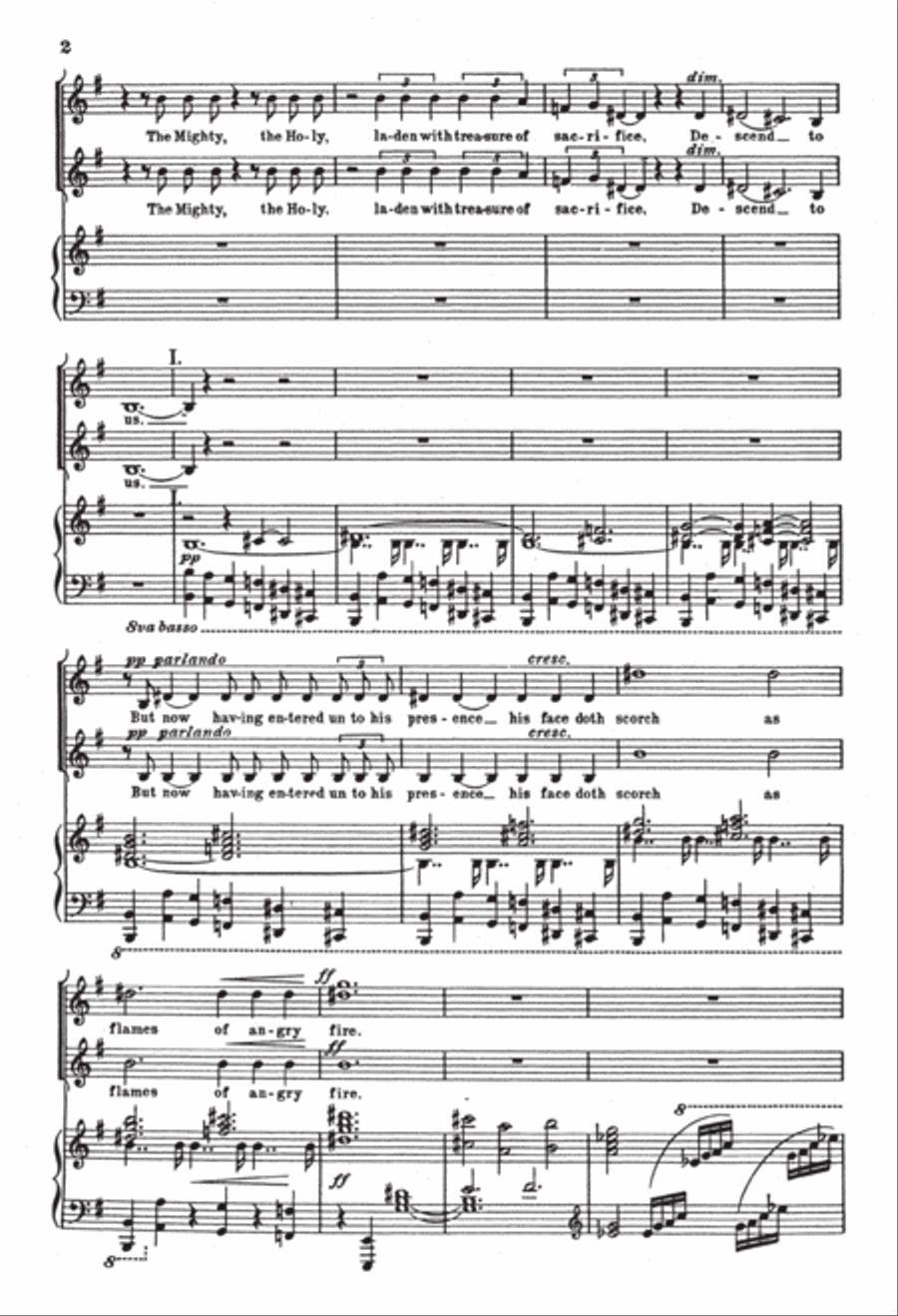 Choral Hymns from the Rig-Veda, Group 2 2-Part scores gallery preview page 3