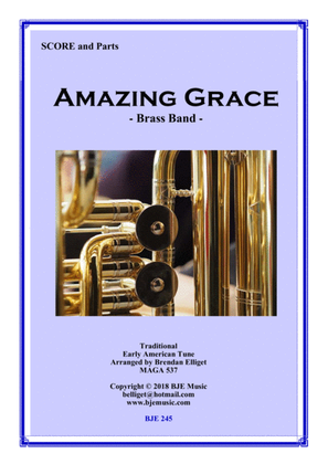 Book cover for Amazing Grace - Brass Band