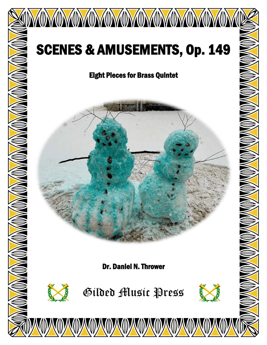 Scenes and Amusements, Op. 149 Brass Quintet scores gallery preview page 1