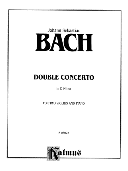 Double Concerto in D Minor