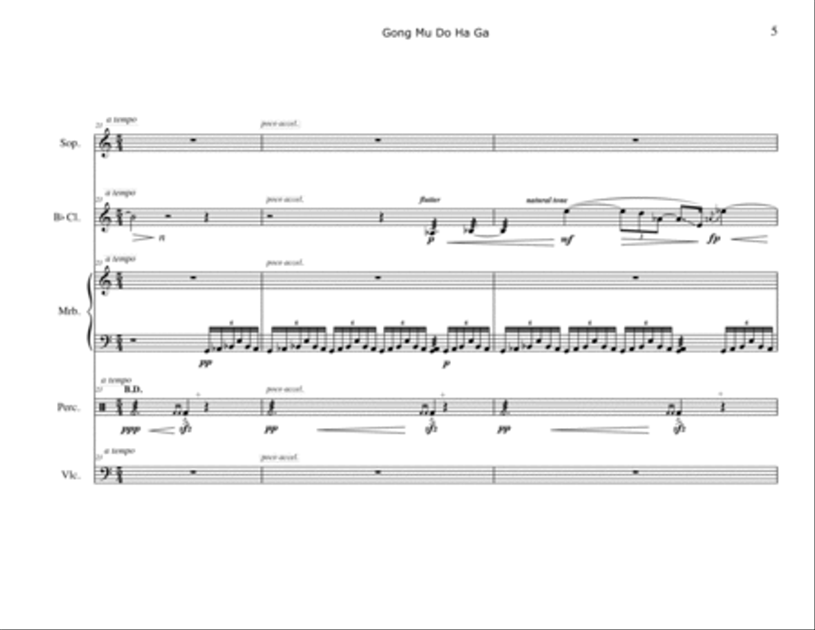 Gong Mu Do Ha Ga Large Ensemble scores gallery preview page 5