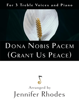 Dona Nobis Pacem (3 treble voices and piano)