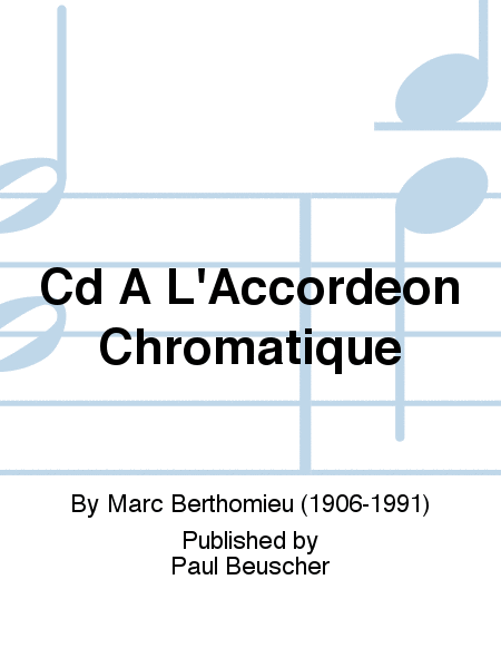 Cd A L'Accordeon Chromatique