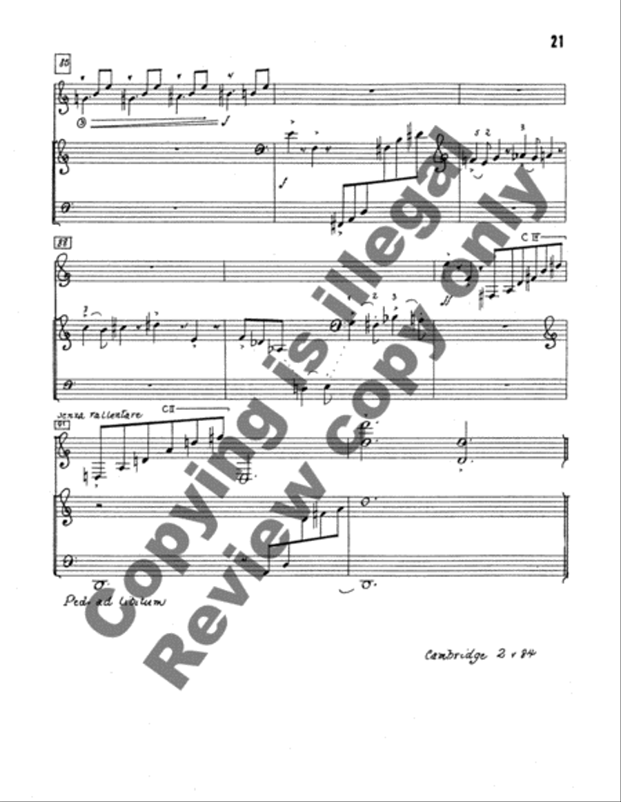 Partita for Guitar and Organ Manuals Guitar scores gallery preview page 8