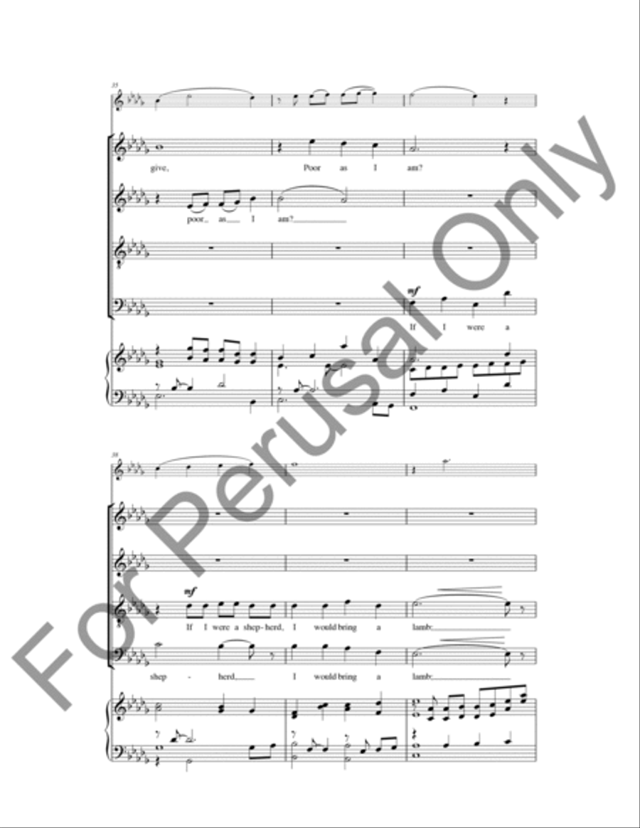In The Bleak Midwinter (Choral Score) 4-Part scores gallery preview page 6