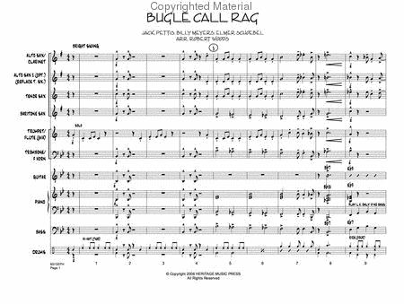 Bugle Call Rag - Score
