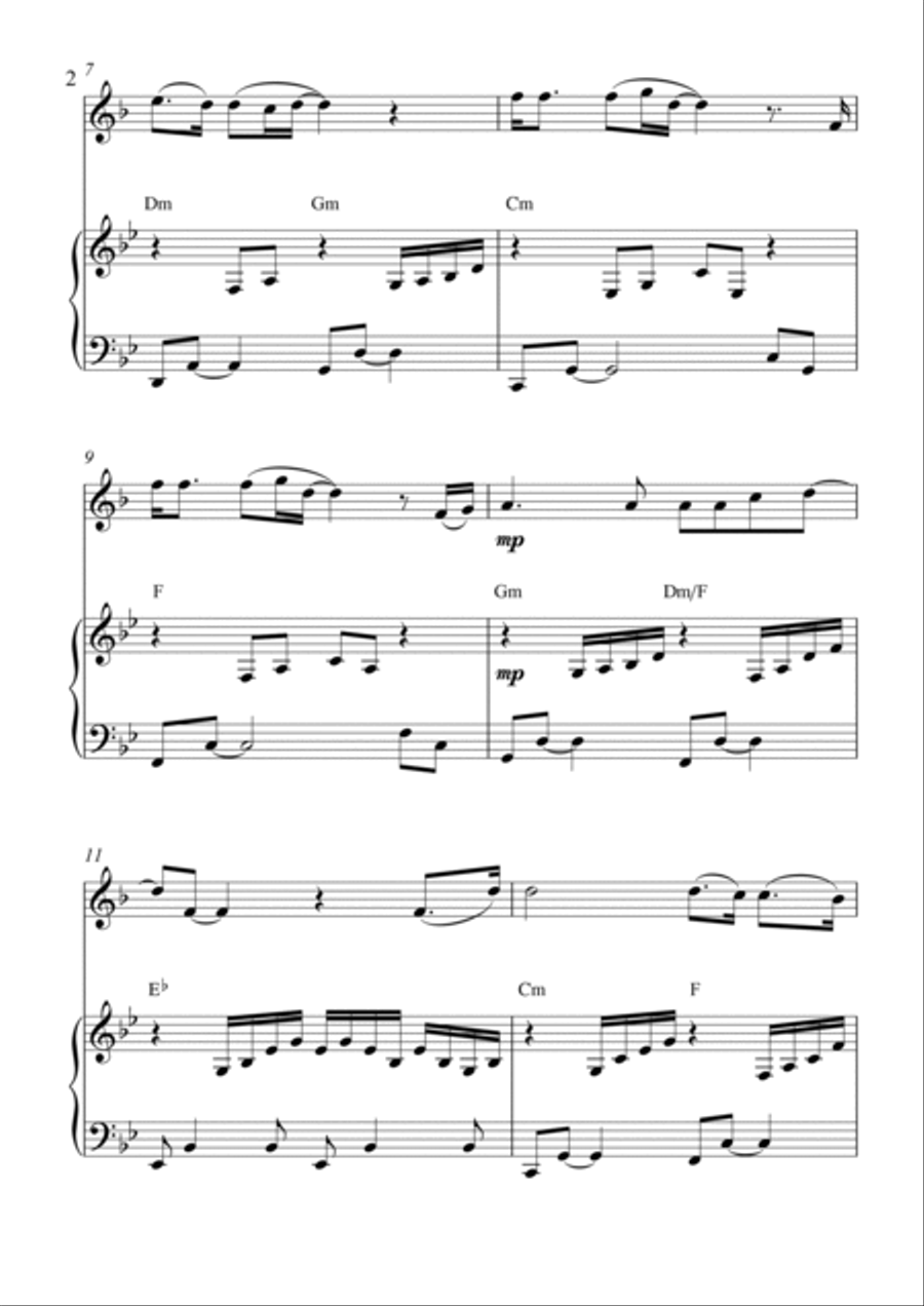 Two Less Lonely People In The World English Horn scores gallery preview page 2