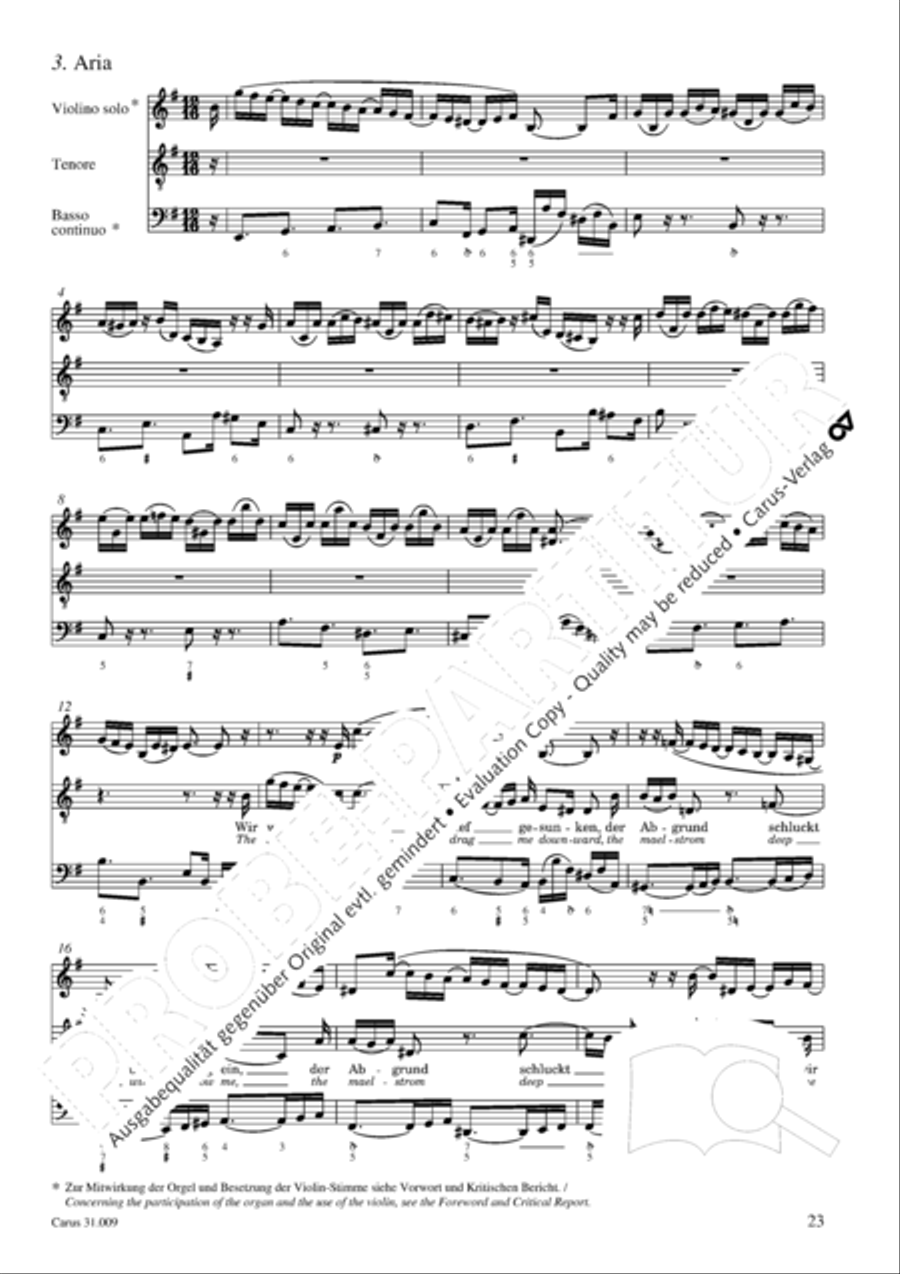Salvation sure has come to man (Es ist das Heil uns kommen her) 4-Part scores gallery preview page 24