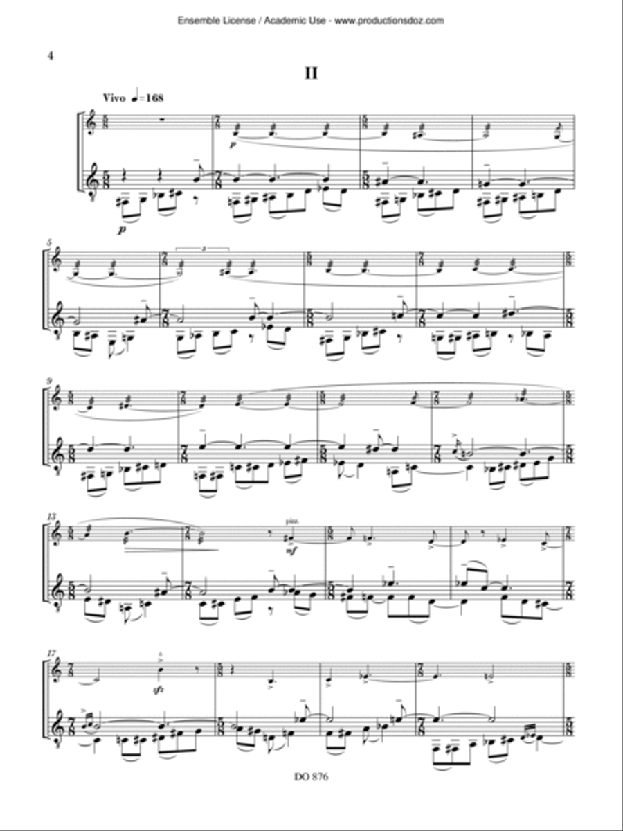Flowing Modes Violin scores gallery preview page 4