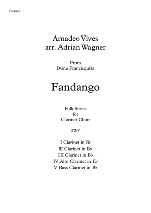 "Fandango" (Amadeo Vives) Clarinet Choir arr. Adrian Wagner