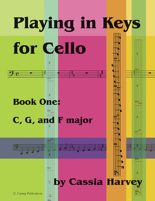 Book cover for Playing in Keys for Cello, Book One