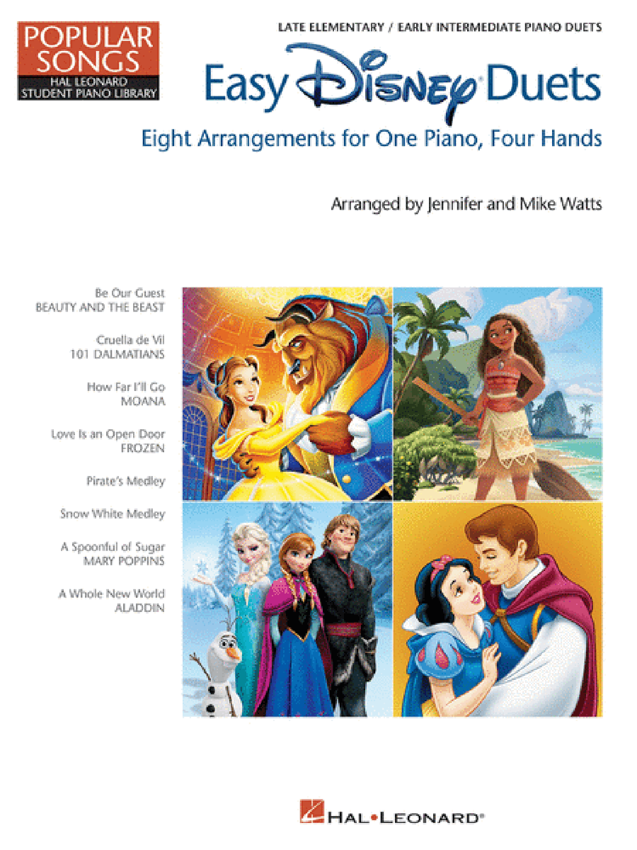 Easy Disney Duets – Popular Songs Series Piano Method scores gallery preview page 1