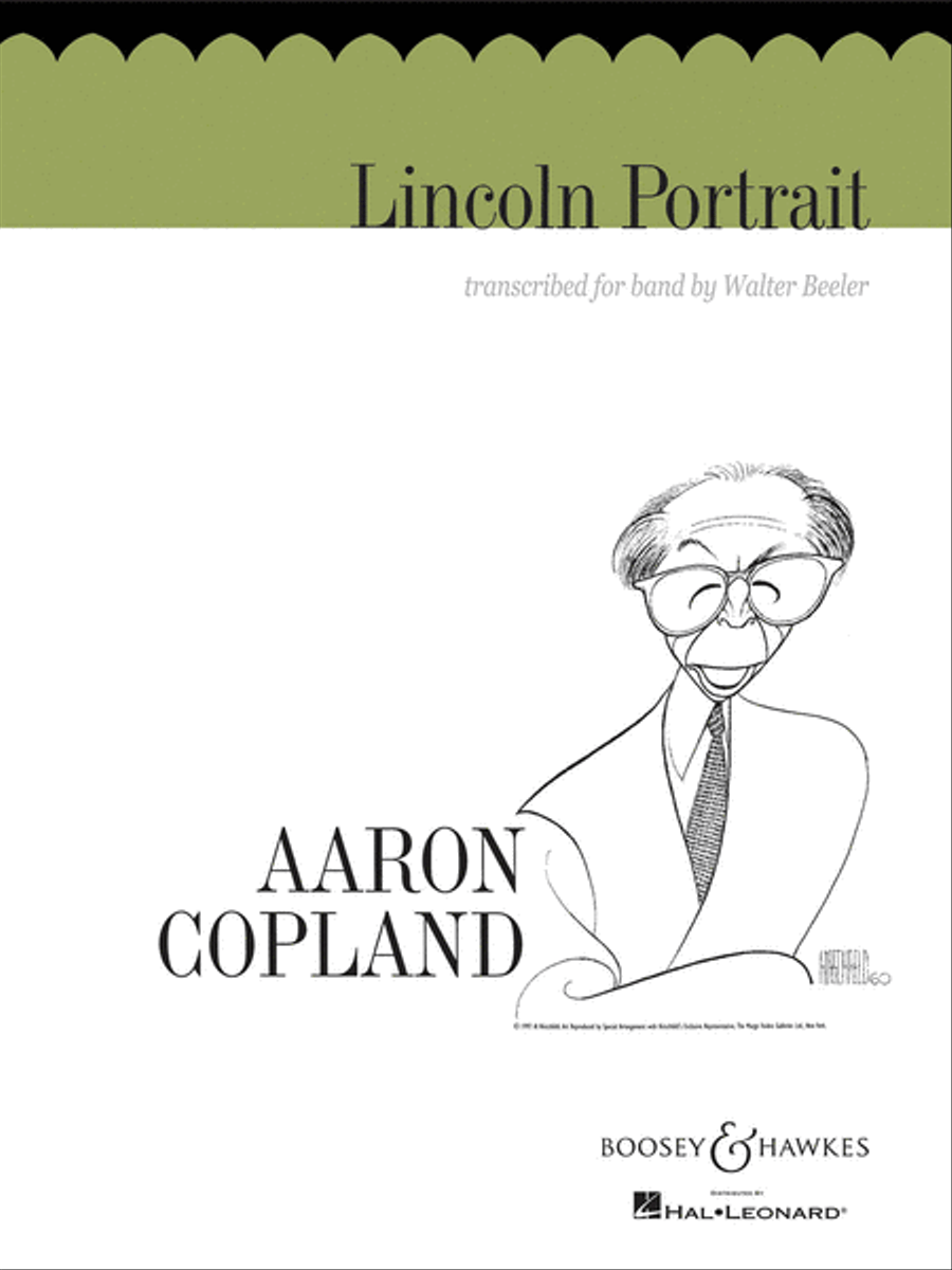 Lincoln Portrait Lincoln Portrait Concert Band scores gallery preview page 1