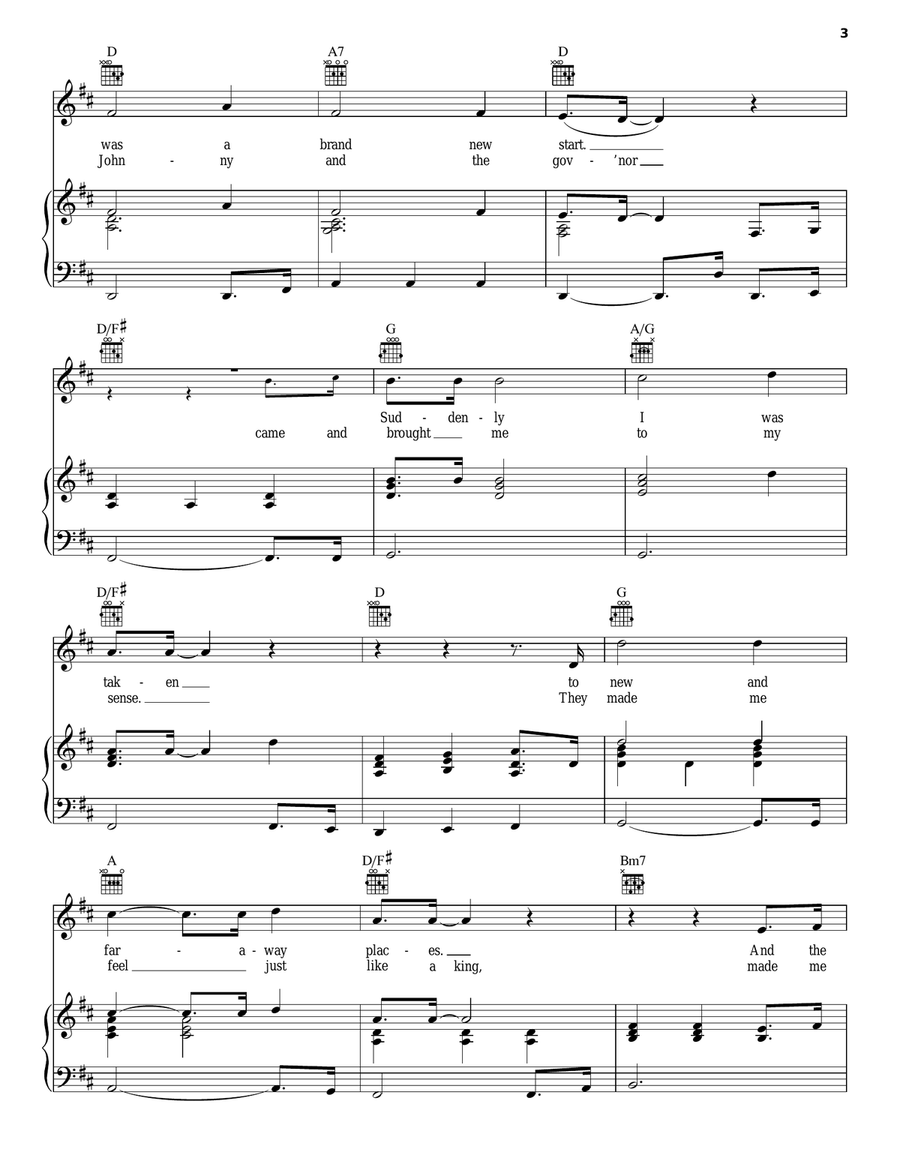 In The Hands Of Angels Piano, Vocal, Guitar scores gallery preview page 3