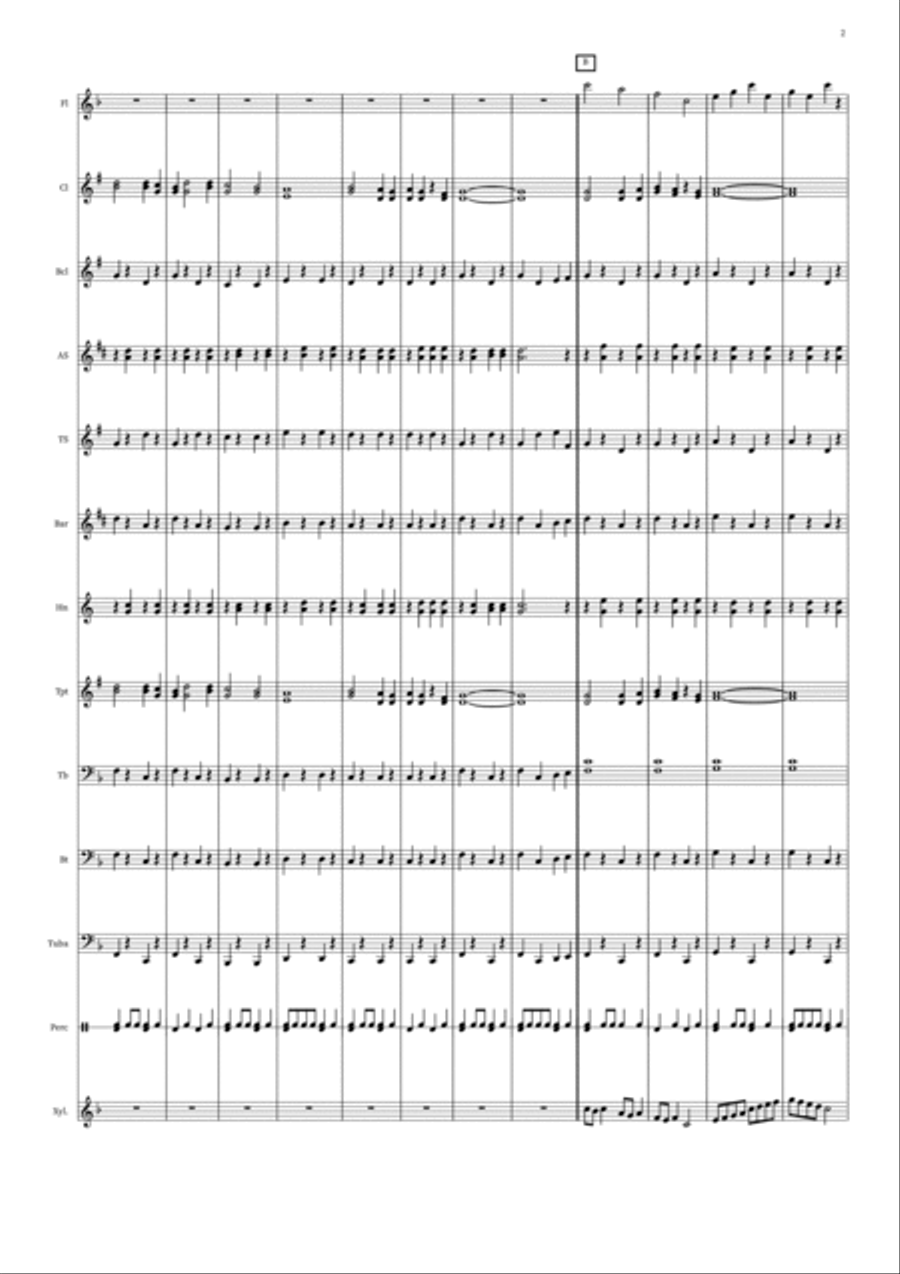 Counterpoint March Concert Band scores gallery preview page 2