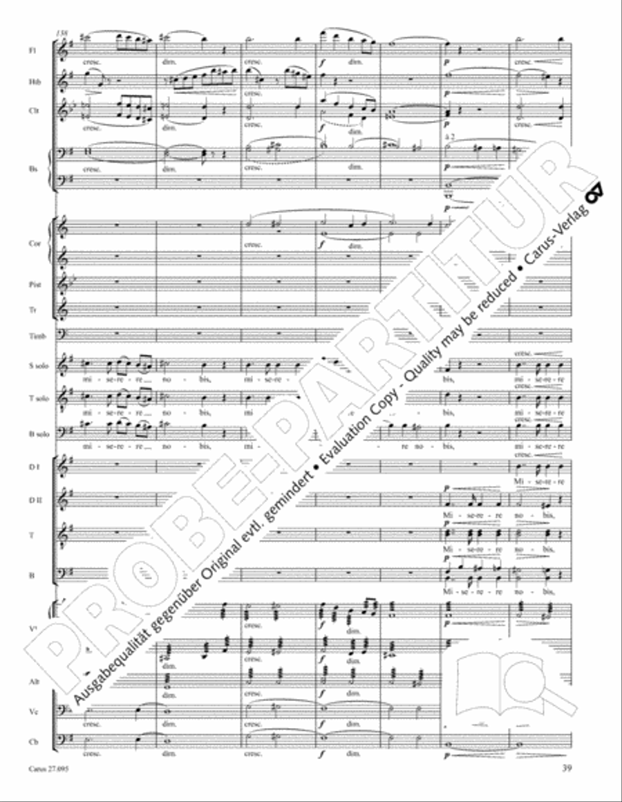 Messe solennelle de sainte Cecile STB scores gallery preview page 52