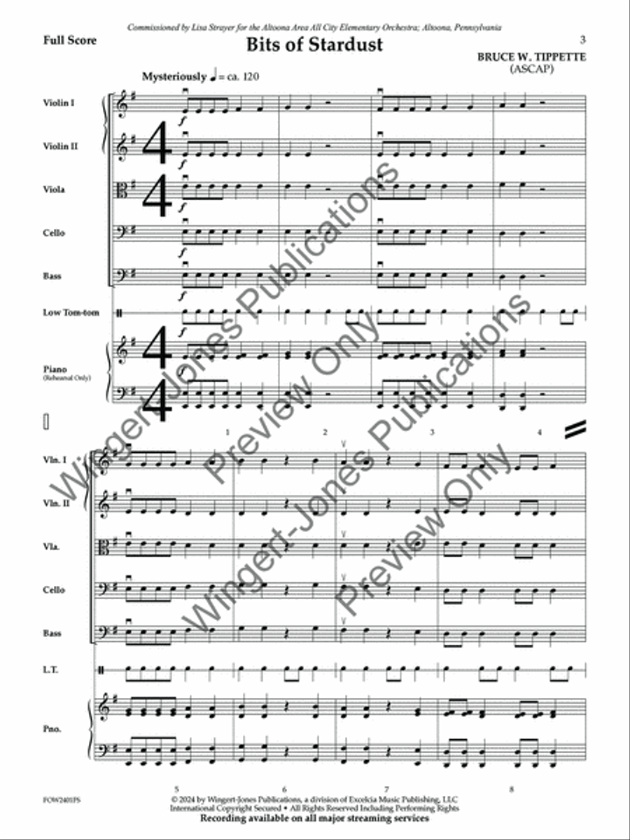 Bits of Stardust (Score) String Orchestra scores gallery preview page 4