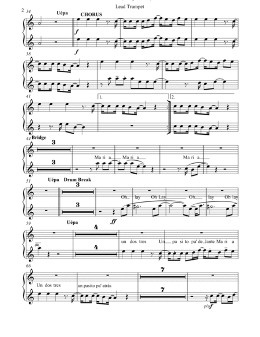 Maria Brass Band scores gallery preview page 2