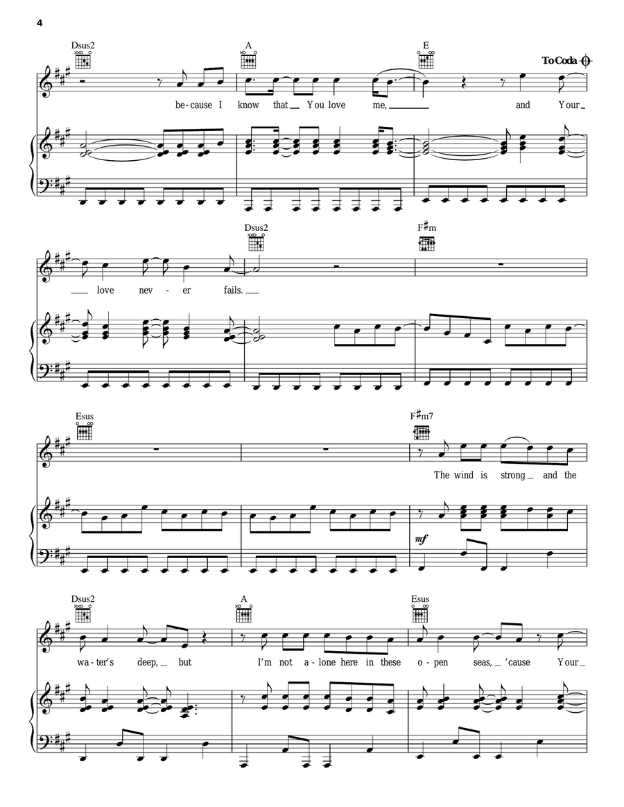 Your Love Never Fails Acoustic Guitar scores gallery preview page 4
