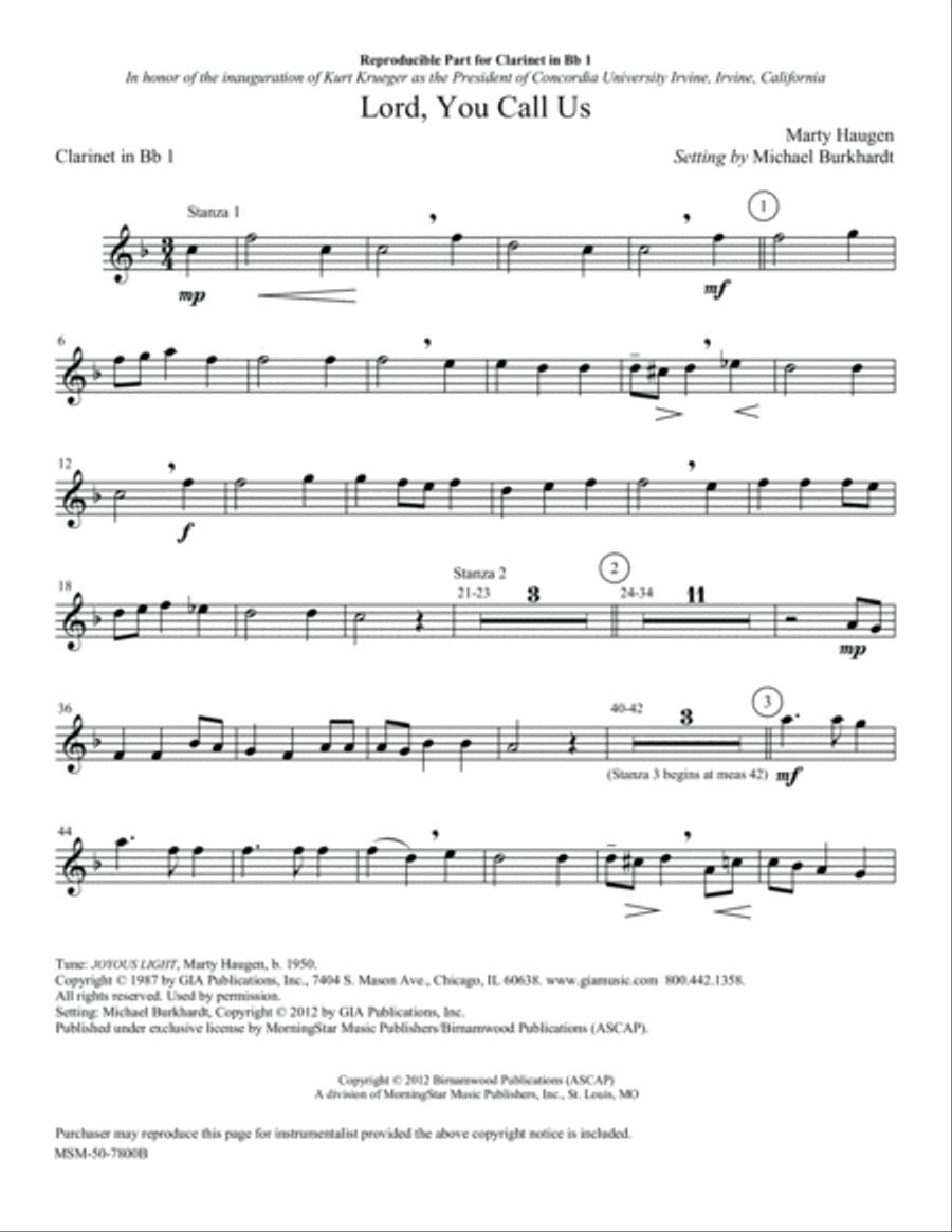 Lord, You Call Us Lord, You Call Us Choir scores gallery preview page 6