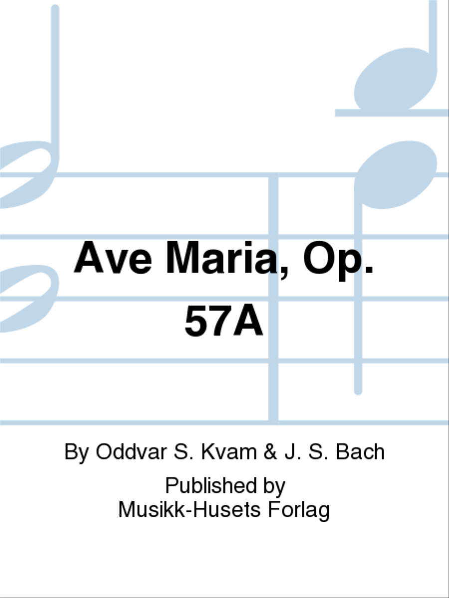 Ave Maria, Op. 57A Voice scores gallery preview page 1