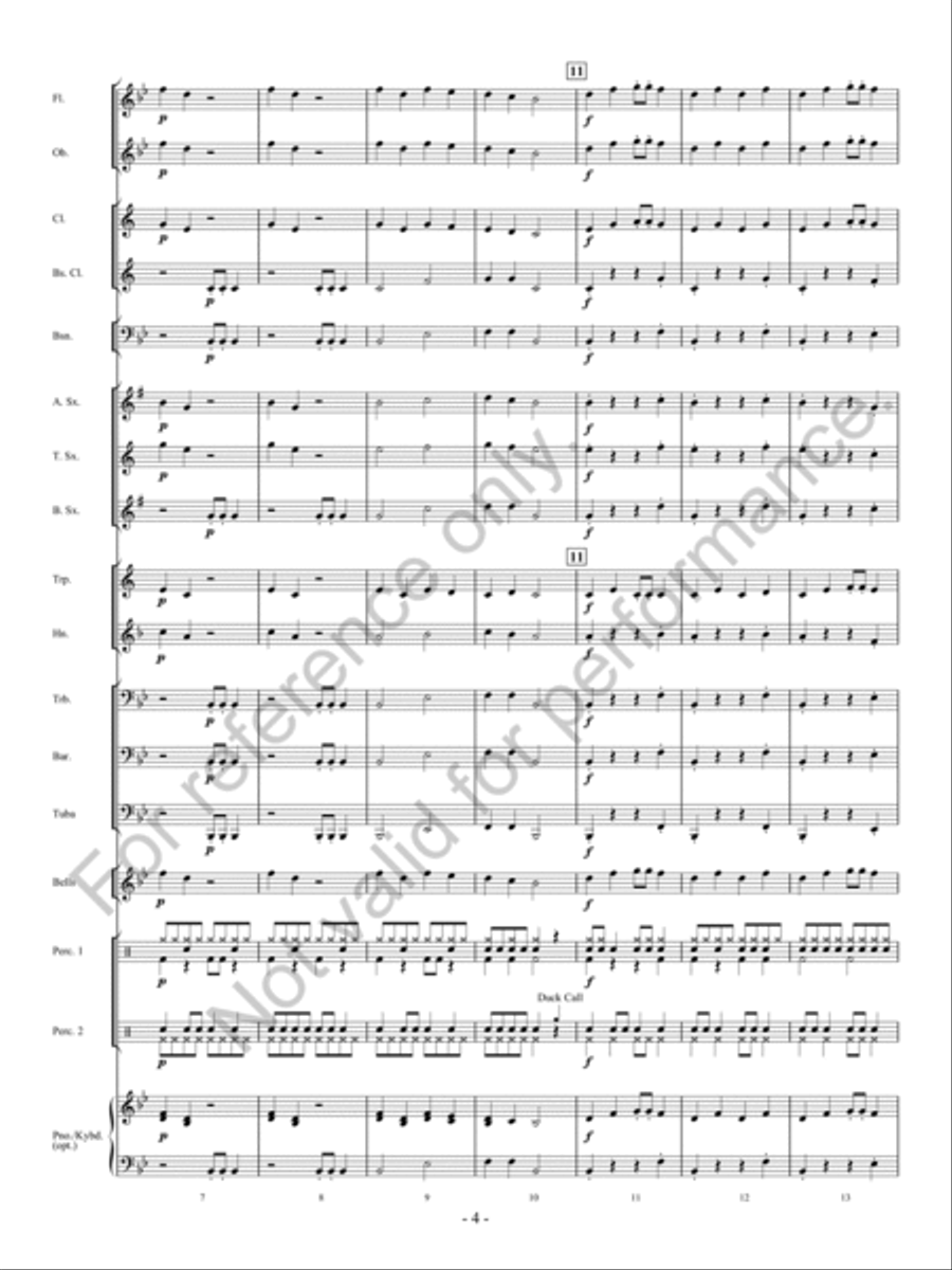 Koo Koo Cha-Cha Koo Koo Cha-Cha Concert Band scores gallery preview page 5