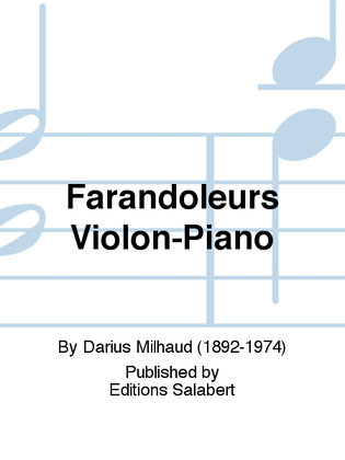 Farandoleurs Violon-Piano