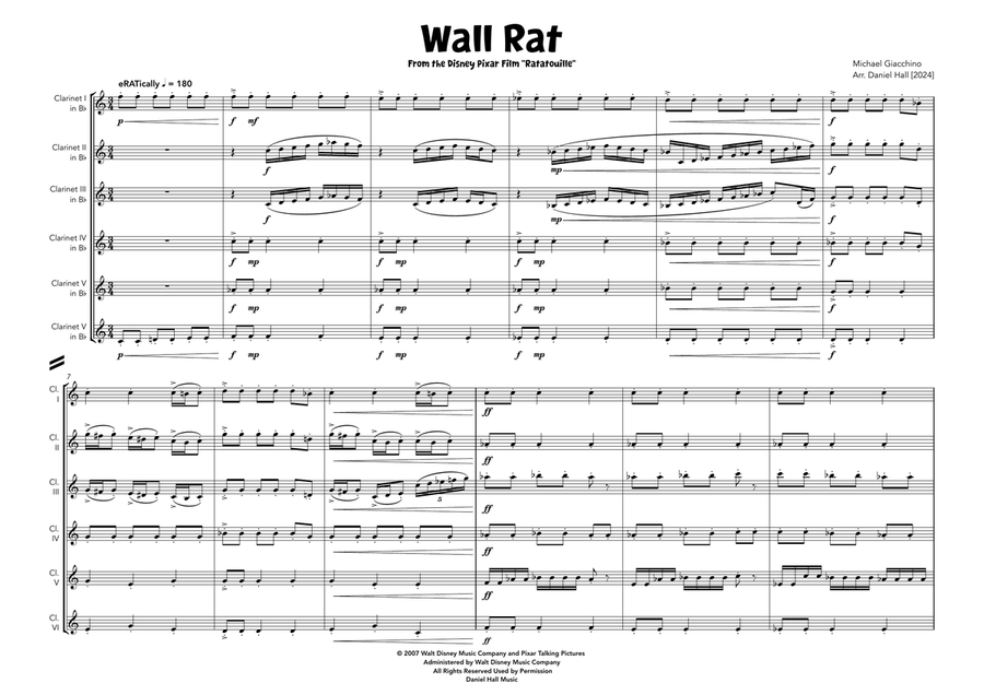 Wall Rat Woodwind Ensemble scores gallery preview page 1