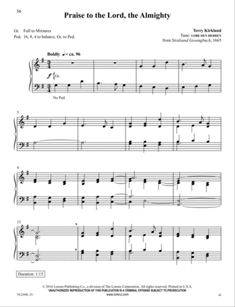 Easy Hymns for Organ Easy Hymns for Organ Organ Solo scores gallery preview page 21