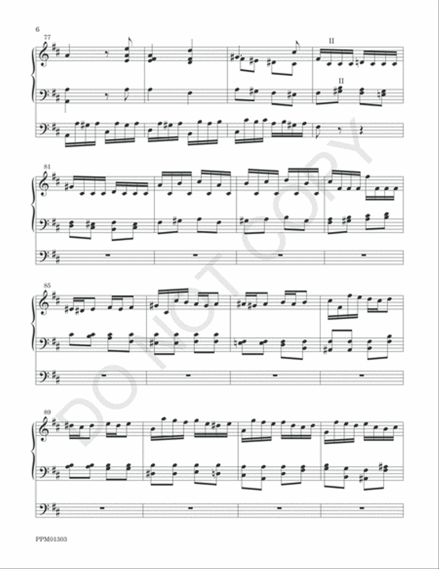 Concerto in D Organ Solo scores gallery preview page 9