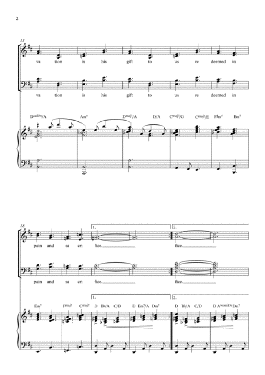 Welcome This Day 4-Part scores gallery preview page 2