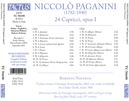 24 Capricci Op. 1