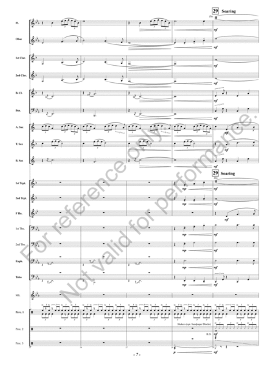 Celtic Holy Night Concert Band scores gallery preview page 8