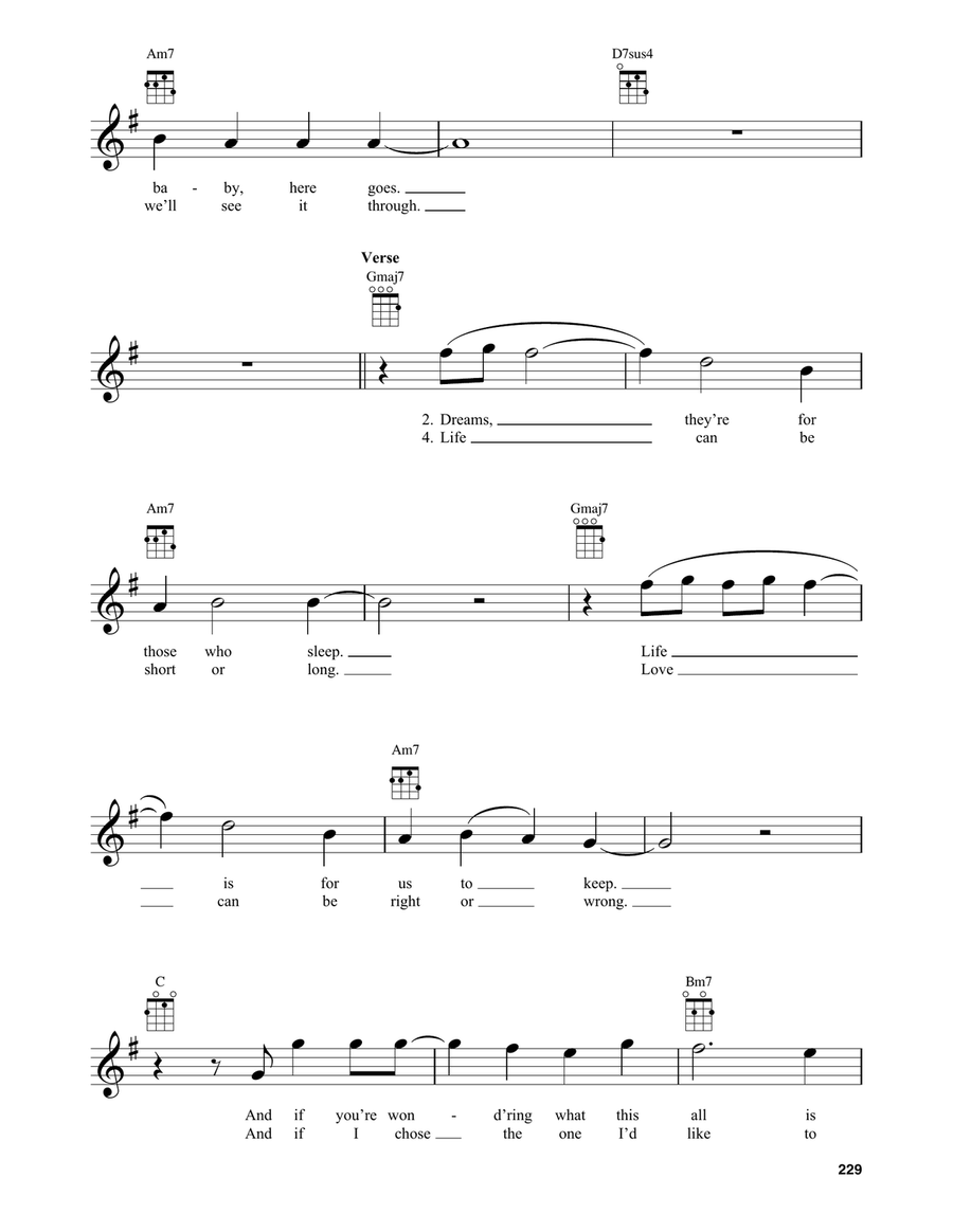 Make It With You Make It With You Baritone Ukulele scores gallery preview page 2