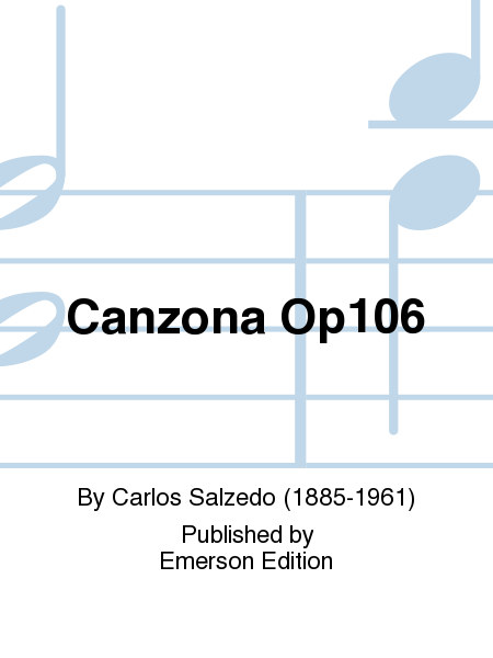 Canzona Op. 106