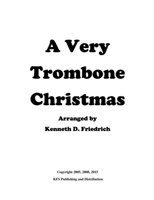 Book cover for A Very Trombone Christmas