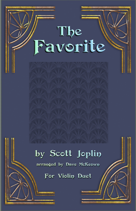Book cover for The Favorite, Two-Step Ragtime for Violin Duet