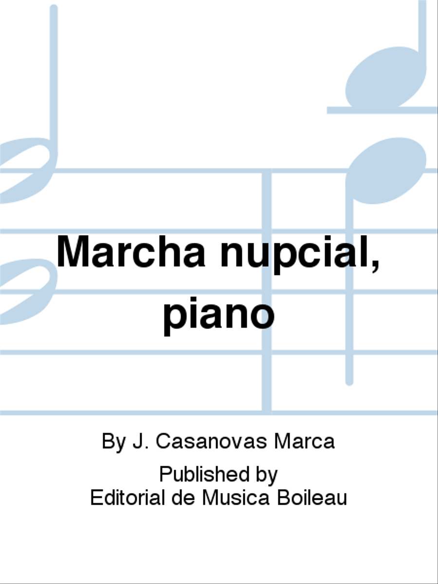 Marcha nupcial, piano Piano Solo scores gallery preview page 1