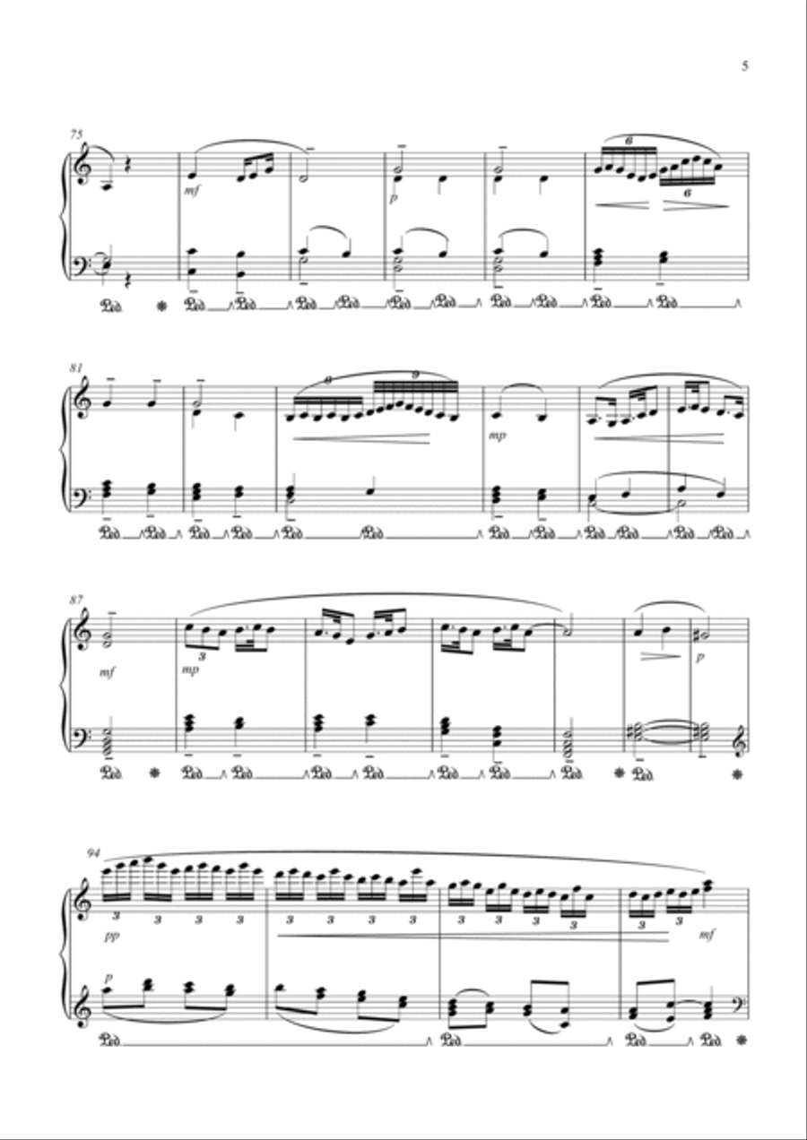 Indian Girl Piano Solo scores gallery preview page 5
