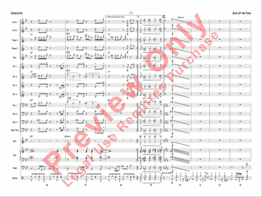 Give Up the Funk Jazz Ensemble scores gallery preview page 10
