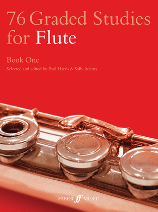 Book cover for 76 Graded Studies for Flute, Book 1