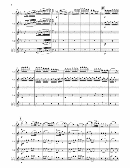 "Surprise" Symphony for Flute Quartet image number null